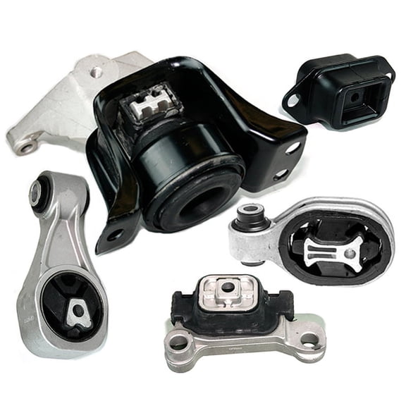 K2185 Fits 2011-2016 Nissan Juke 1.6L 2WD MANUAL Motor & Trans Mount Set 5pcs : A7380, A4309, A7376, A7379, A7382