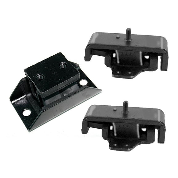 K2264 Fits 1983 Nissan 720 2.2L(GAS)/ 1983-1985 2.4L 4WD Motor&Trans Mount Set 3pcs : A6387, A6387, A2742