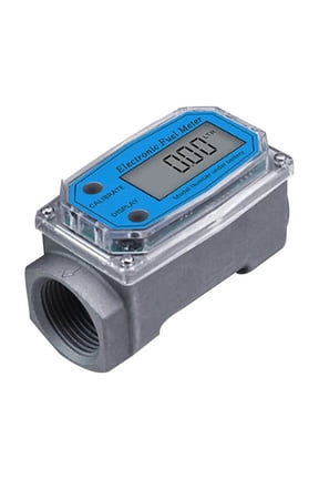 K24 LCD Fuel Easy Operate Tools, Electronic Digital Display Measuring High Accuracy Aluminum Alloy Multipurpose Flow Meter ,Simple To Operate