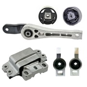 K2463 Fits 2006-2009 Volkswagen Rabbit 2.5L Motor & Trans Mount Set 6pcs A6965, A6964, A6966, A6969, A6962, A6959HY