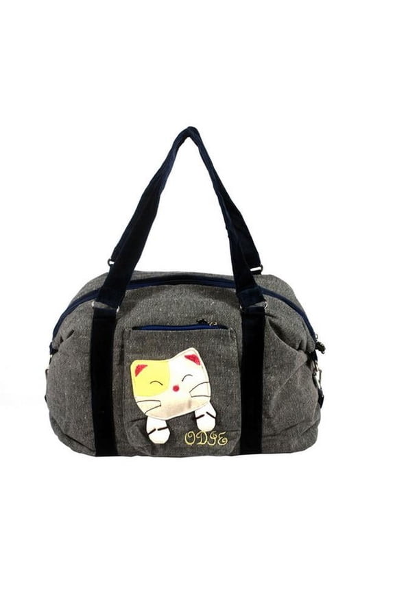 K247-DENIM Sweet Mio Mio Canvas Shoulder Bag / Swingpack / Travel Bag