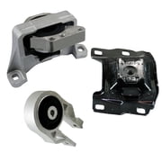 K2864 Fits 2013-2018 Ford Focus ST 2.0L Turbo Motor & Trans Mount Set 3pc A5631, A5546, A5612