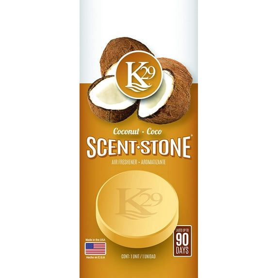 K29 Coconut Stone Air Freshener, Environmentally Safe and Long-lasting Fragrance