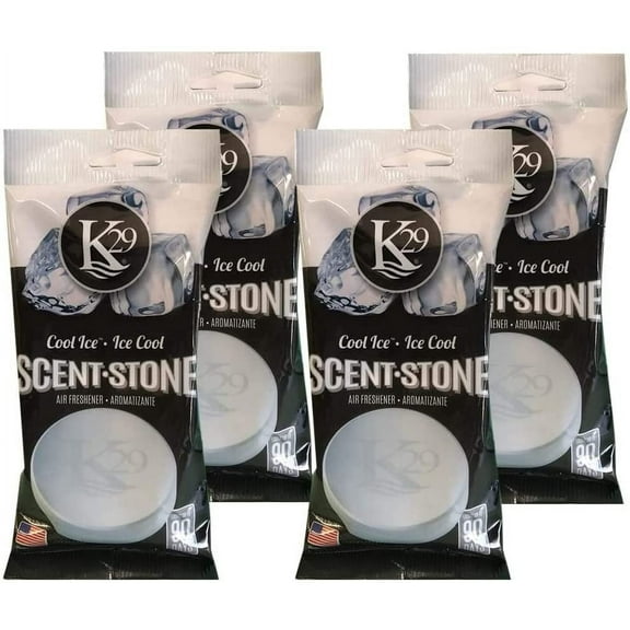 K29 Cool Ice Stone Air Freshener, Environmentally Safe and Long-lasting Fragrance, 4 Packs