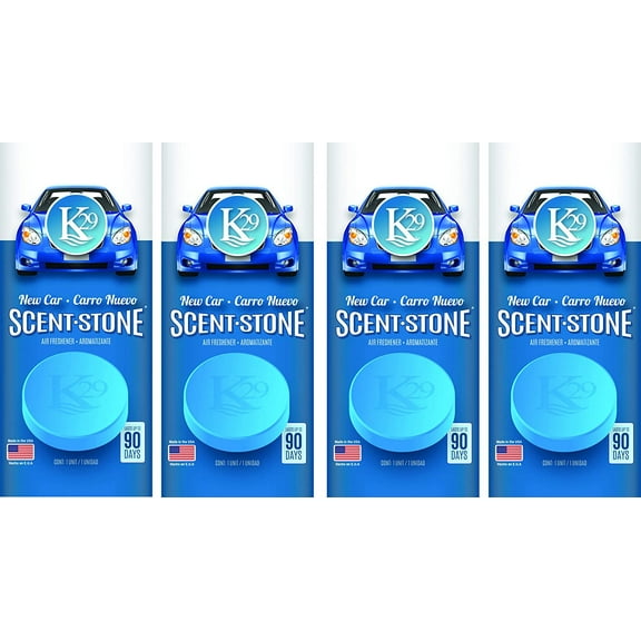 K29 New Car Stone Air freshener, Environmentally Safe and Long-lasting Fragrance, 4 Packs