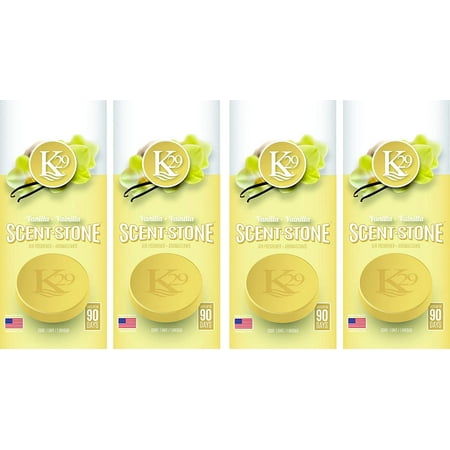 K29 Vanilla Stone Air Freshener, Environmentally Safe and Long-lasting Fragrance, 4 Packs
