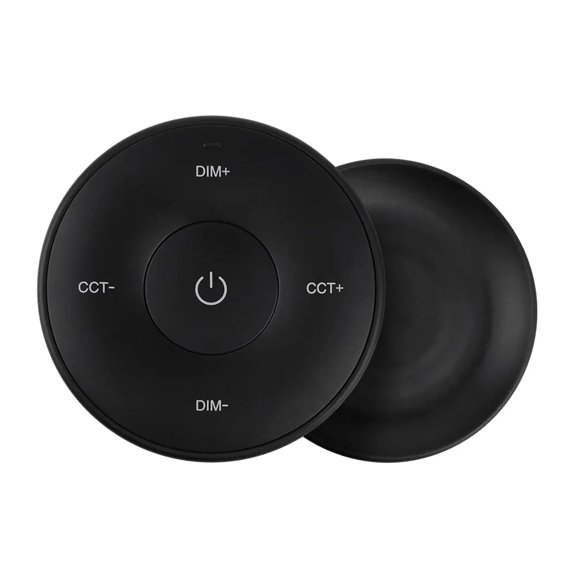 Miboxer K2S-B - 1-Zone Mini CCT LED Rotating Remote 2.4GHz Black