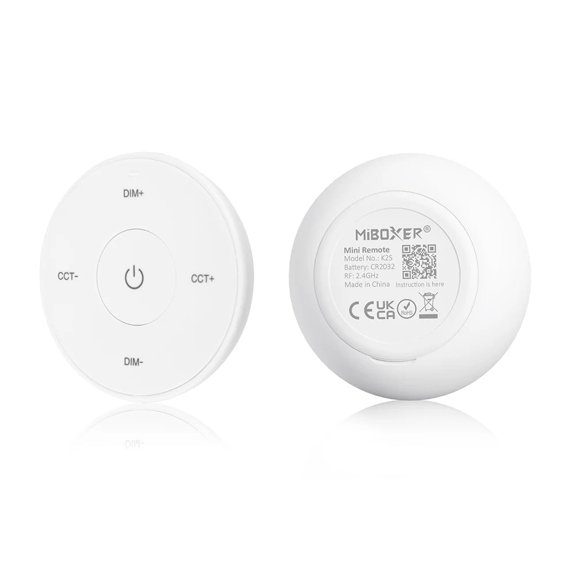 K2S-W - 1-Zone Mini CCT Remote (2.4GHz) White