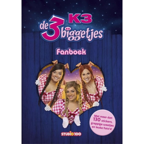 Gert Verhulst K3: Fanboek met stickers - 3 Biggetjes (Paperback)