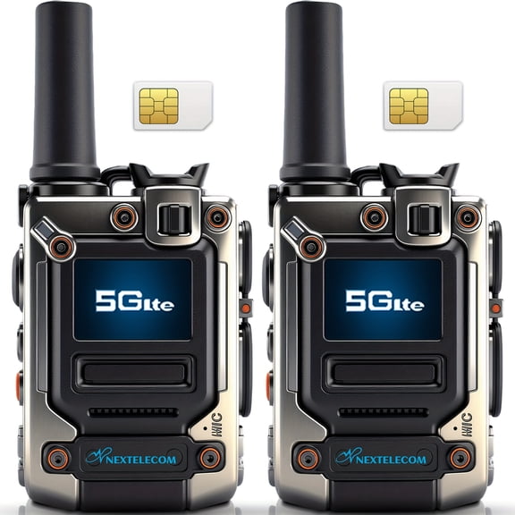 K300S 5G/4G POC Two-Way Radio, Nationwide 5000-Mile Range, SIM Card Required, No Monthly Fees, Long-Lasting Battery for Hiking & Outdoor