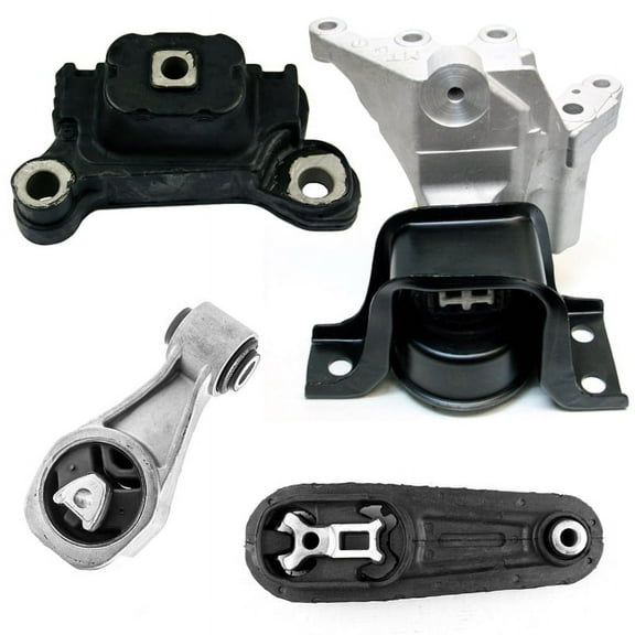 K3051 Motor&Transmission Mount Set For 2011-2012 2017 Nissan Juke 1.6L AWD AUTO CVT Trans | A7380, A7376, A4360, EM7154