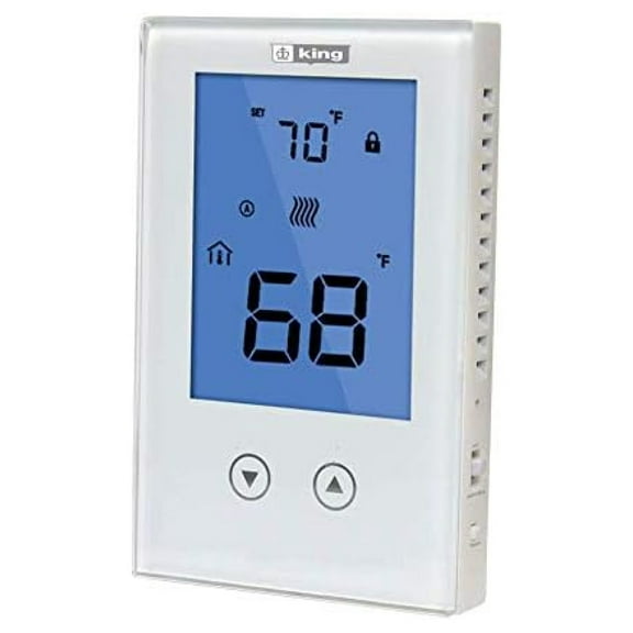 K322E ClearTouch Electronic Non-Programmable Thermostat, DP, 120/208/240V, 15A