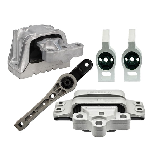 K3289 Motor&Transmission Mount 5pc For 2008-2009 Audi TT 2.0L FWD Coupe AUTO Trans | A6973 A6978 A6978 A4909 A6960HY