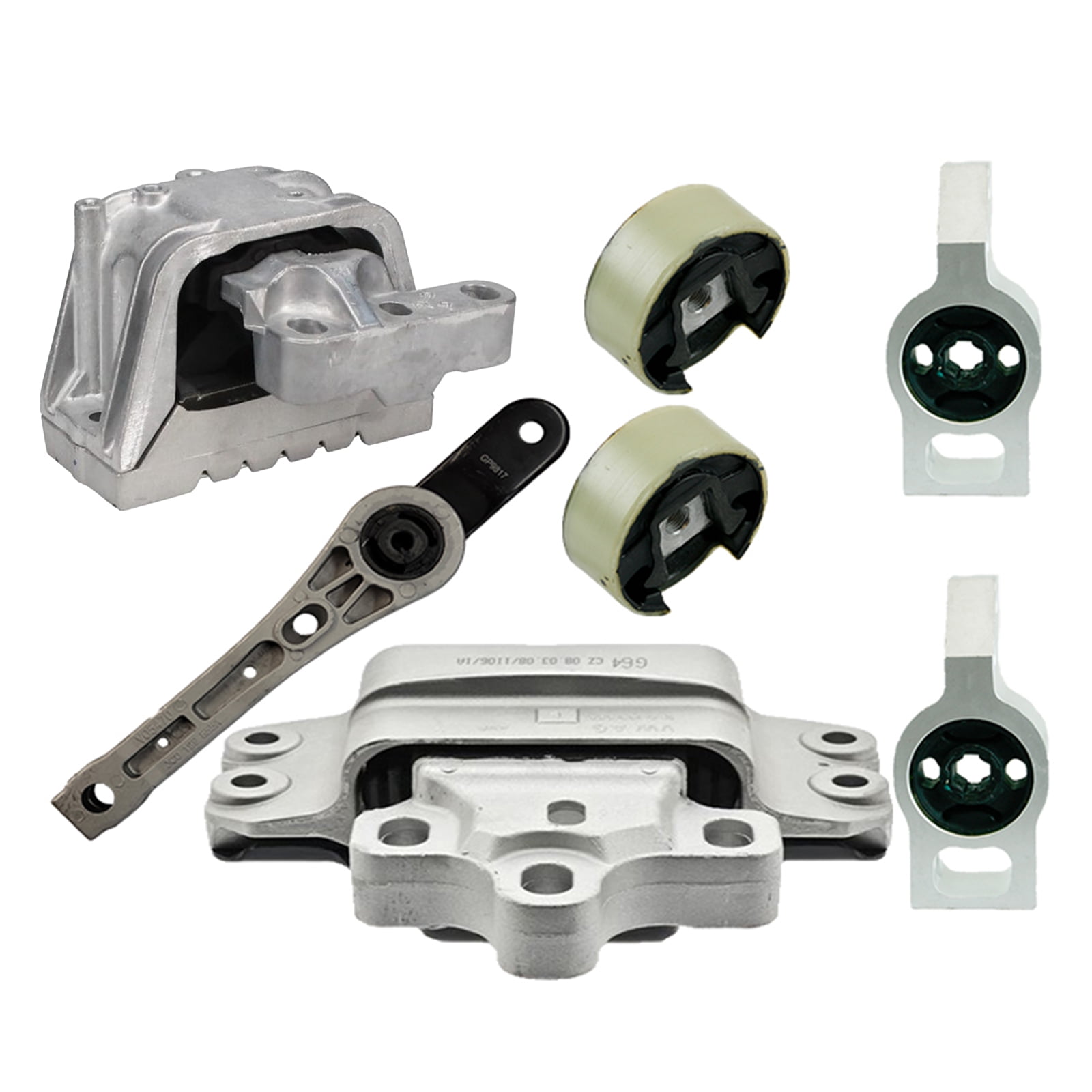 K3293 Motor&Transmission Mount For 2009-2017 Volkswagen CC 2.0L w/Auto-Manual DCT | A6973 A6966 A6969 A6978 A6978 9817 A4914