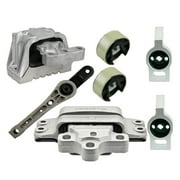 K3297 Motor&Transmission Mount For 2009-2012 Volkswagen Passat CC 2.0L w/AUTO-MANUAL DCT | A6973 A6966 A6969 A6978 A6978 9817 A4914