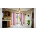 thumbnail image 1 of K34 1 Panel with white Lined Blackout Light Blocking Window Curtain Drapes Silver Grommets Pink solid color 63" Length for bedroom Décor, 1 of 3