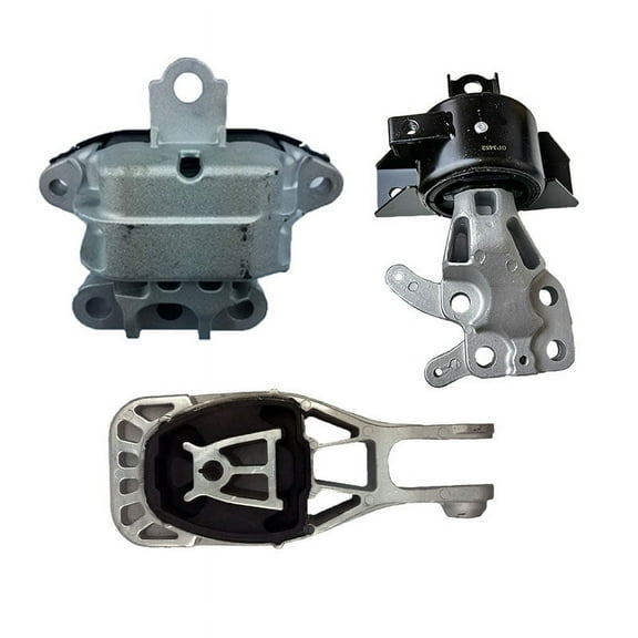 K3651 Engine Motor & Transmission Mount Set 3pc Fits 2013-2015 Buick Encore 1.4L AWD FWD AUTO : A5724 A5726 A5613
