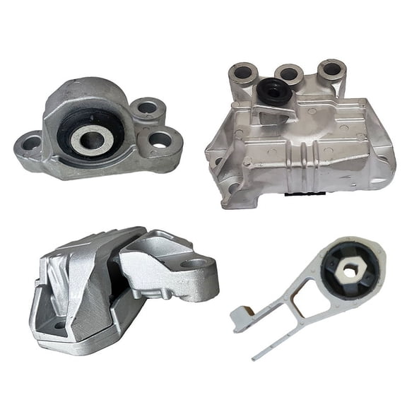 K3744 Engine Motor & Transmission Mount Kit 4PCS Compatible with 2016-2017 Fiat 500X 2.4L | A5898 GP3576 A5862 A5987