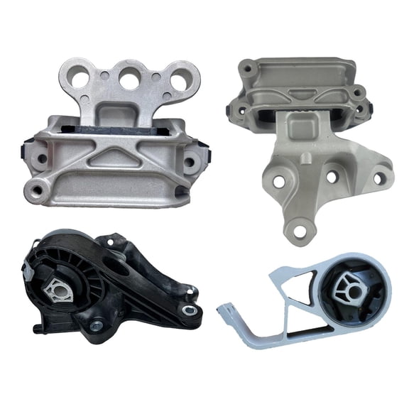 K3831 Engine Motor & Transmission Mount Kit 4pc Compatible with Fits 2020-2023 Cadillac XT5/XT6 3.6L FWD Auto | A200073 A5999 A20075 A5932