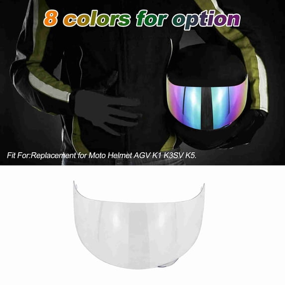 K3sv Motorcycle Wind Helmet Lens Visor Replacement For AGV K1 K3SV K5 Full Face Helmet