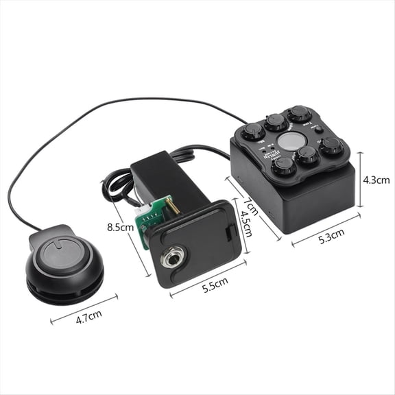 K4 Acoustic Guitar Pickup Resonance Pickups Preamp System with LED Screen Pickup