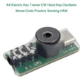 thumbnail image 1 of K4 Electric Key Trainer CW Hand Key Oscillator Morse Code Practice Sending HAM, 1 of 15