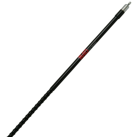 K40 Sf-300 Cb Radio Antenna Black 3-foot 1000-watt Superflex Tunable Fiberglass Cb Whip Antenna Low Profile Black