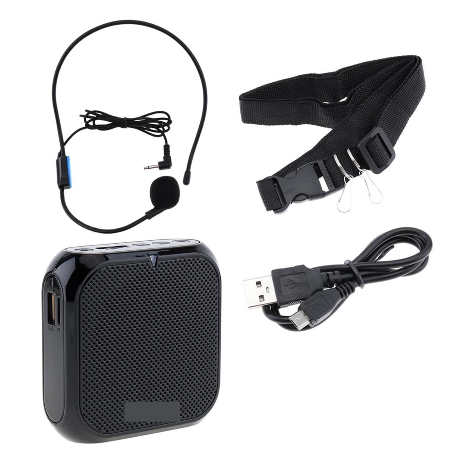 K400 3 Colors Portable Wired Mini Audio Speaker Megaphone Voice Amplifier Loudspeaker Microphone Waist Band Clip ,Easy to Operate