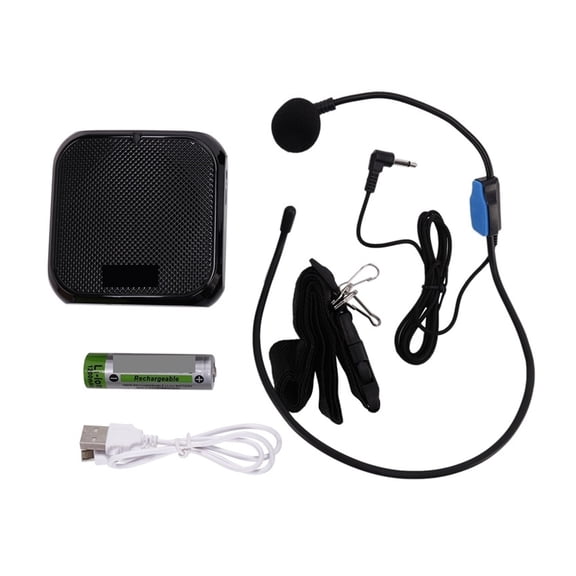 K400 Portable Voice Amplifier Amplifier with Line Microphone Speaker FM Radio MP3 Teacher Training ,Easy to Operate