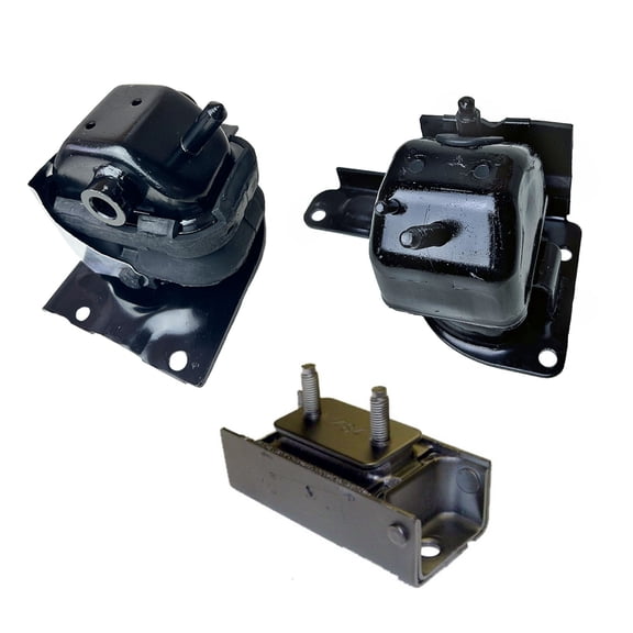 K4003 Engine Motor & Transmission Mount Kit 3pc Compatible with Fits 2003-2004 Ford Expedition 4.6 4WD AUTO | A5483 A20101 A5424