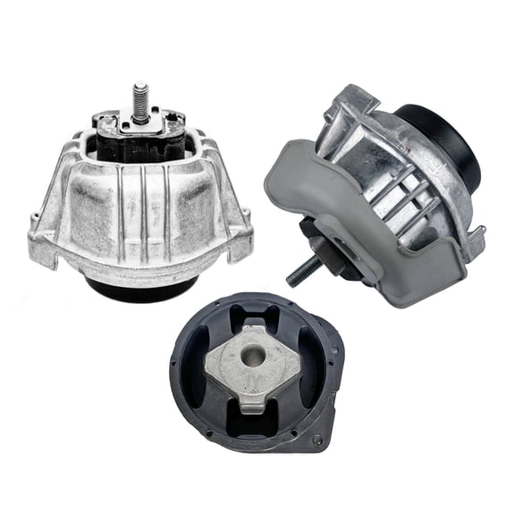 K4045 Engine Motor & Transmission Mount Kit 3pc Compatible with Fits 2013-2015 BMW X1 3.0L Auto | A4012 A4081 A4034