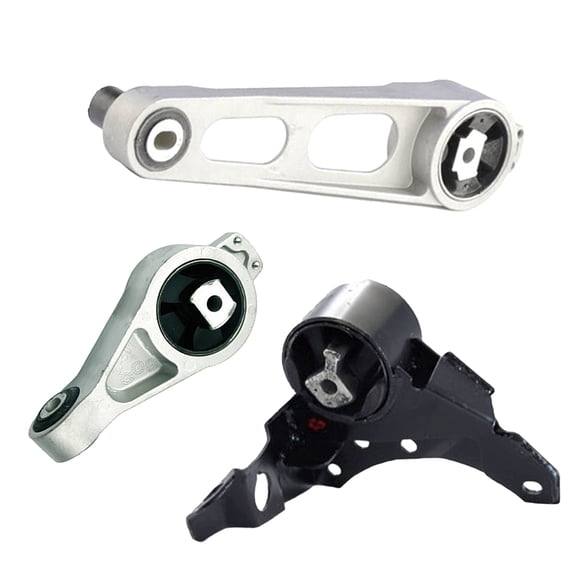 K4050 Lower & Upper Engine Motor & Transmission Mount Kit 3pc Compatible with Fits 2003-2005 Dodge Neon 2.0L Auto | A2949 A2948 A5318
