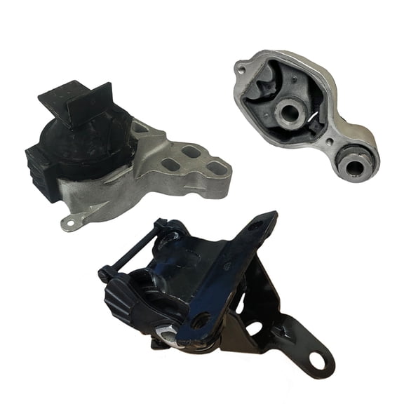 K4089 Engine Motor & Transmission Mount Kit 3pc Compatible with Fits 2014-2018 Mazda 3 2.0L Manual | EM7239 A4451 A4438