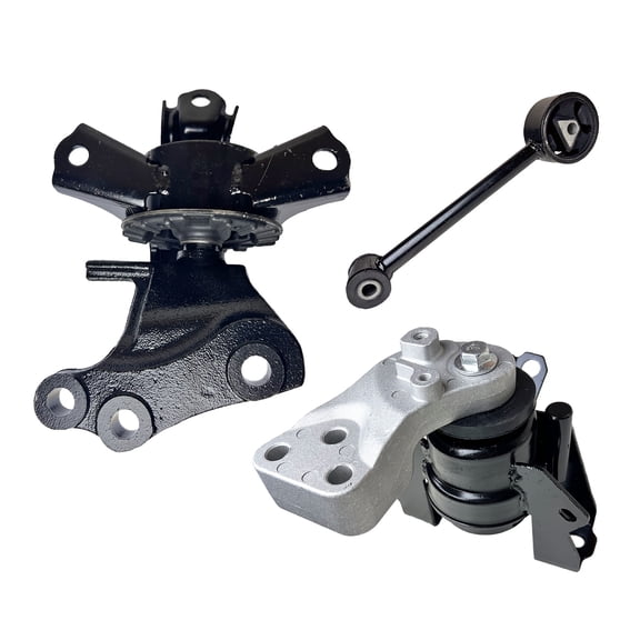 K4174 Engine Motor & Transmission Mount Kit 3pc Compatible with Fits 2017-2023 Mitsubishi Mirage G4 1.2L Auto CVT | A4660 A4659 GP10297