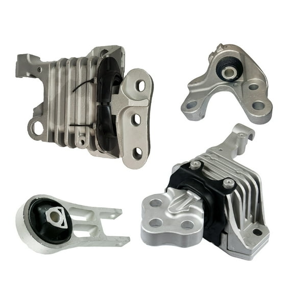 K4315 Engine Motor & Transmission Mount Kit 4pc Compatible with Fits 2015-2017 Chrysler 200 2.4L Auto | A5662 A20115 A5752 A5825