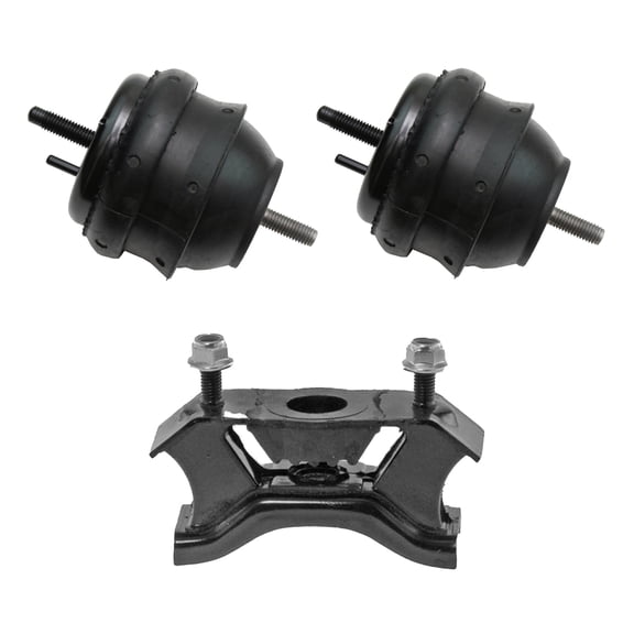 K4564 Engine Motor & Transmission Mount Kit 3pc Compatible with Fits 2010-2014 Cadillac CTS 3.0L/3.6L AWD Natural Automatic | A5455HY A5455HY A5787