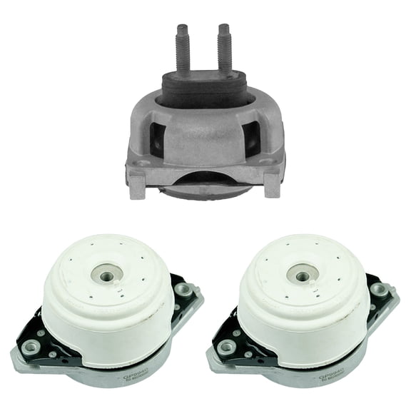 K4595 Engine Motor & Transmission Mount Kit 3pc Compatible with Fits 2017-2019 Mercedes-Benz GLE43 AMG 3.0L w/Off Road Pkg Automatic | A4094 A4094 A4096