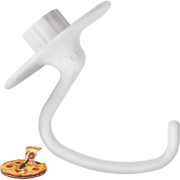 K45DH Coated Dough Hook for Kitchenaid Mixer, Accessories and Attachments for K45 K45SS KSM90 KSM150 Fits Kitchen Aid Tilt-Head Stand Mixer Bowls For 4.5-5 Quart Bowls