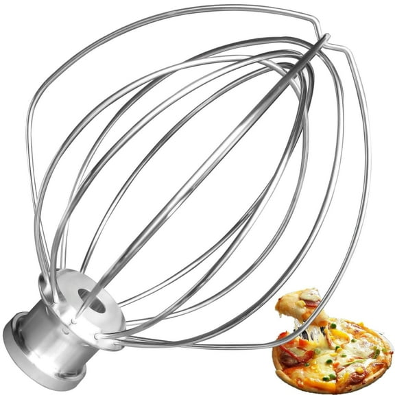 K45WW Stainless Steel Wire Whip for KitchenAid 4.5 and 5 Quart Tilt-Head Stand Mixers, Dishwasher Safe