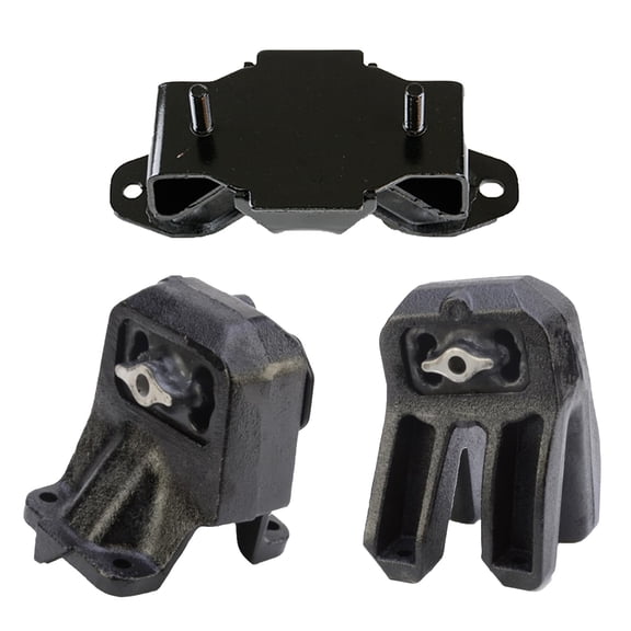 K4621 Engine Motor & Transmission Mount Kit 3pc Compatible with Fits 2002-2005 Dodge Ram 1500 3.7L | A5895 A5896 A5291