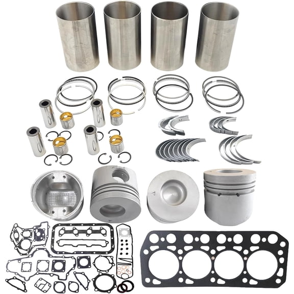 K4F Overhaul Rebuild Kit (No valve set) Pin Diameter 27mm For Mitsubishi K4F K4F-DI K4F-EI Engine MT25 Tractor For Cat WS200 WS210 WS310 WS410 Wheel Loader 30A17-00190 MM437295