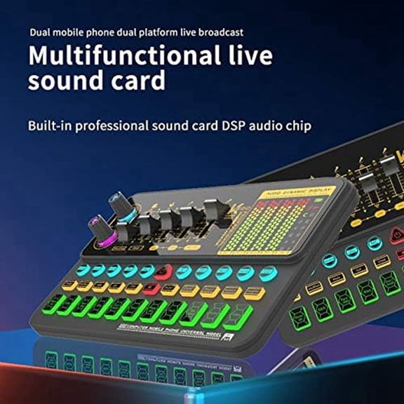 K500 Sound Effects Board, Mobile Phone Computer Live Sound Card, Microphone Voice Changer C1747