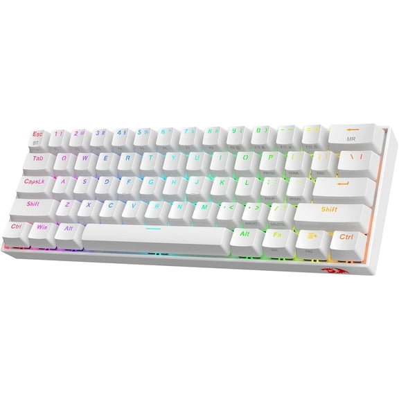 K530 Pro Draconic 60%  RGB Mechanical Keyboard, BT/2.4Ghz/Wired 3-Mode 61  Compact Gaming Keyboard w/Hot-Swap Socket, Free-Mod Plate Mounted PCB & Tactile Brown