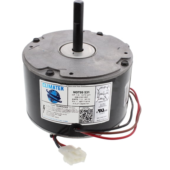 K55HXPSS-7300 - ClimaTek Upgraded 1/5 HP Condenser Fan Motor Fits Emerson