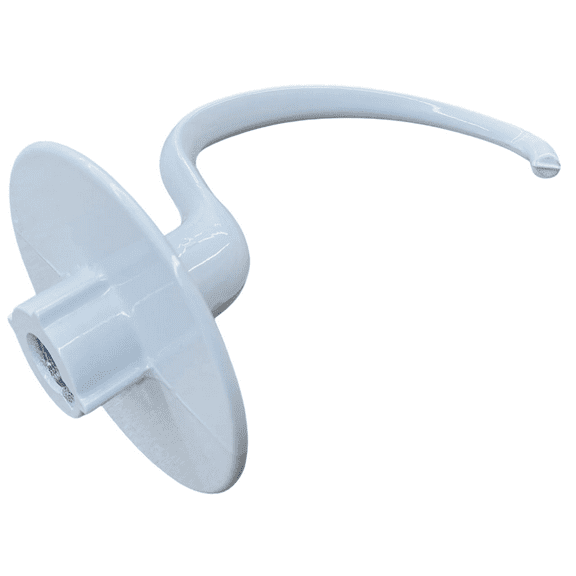 K5ADH, 5 QT Coated Dough Hook fits Whirlpool KitchenAid Stand Mixer