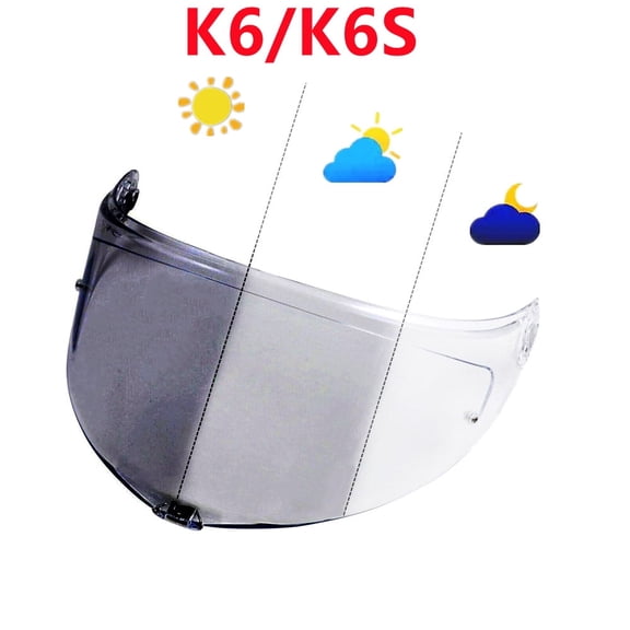 K6 Helmet Visor for AGV K6S Face Shield Motorcycle Lens Accessories
