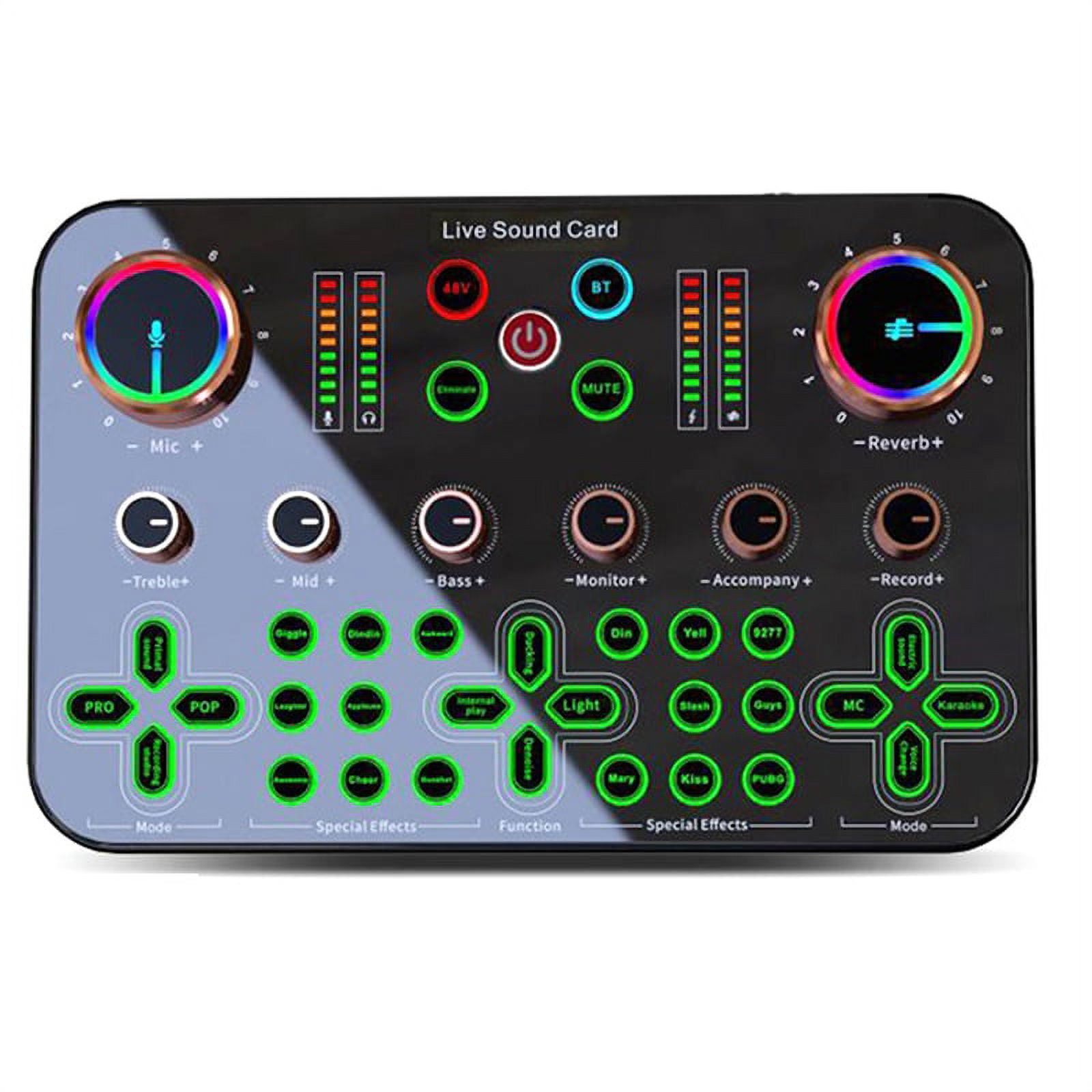 K600 Sound Card Professional Live Broadcast Equipment Audio Sound