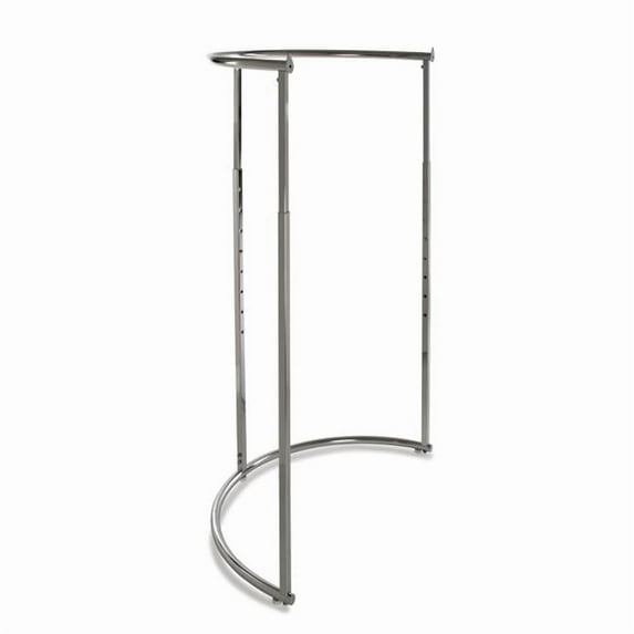 K62 - Chrome Half Round Rack with Round Tubing - Sold Individually