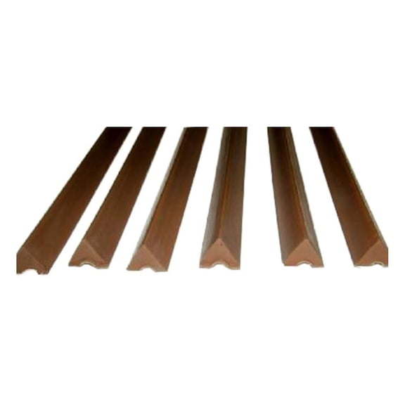 K66 Rubber Bumper Rail Cushions for 8 Foot Pool Tables, Set of 6