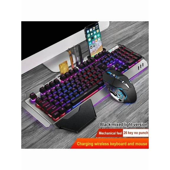 K680 Rechargeable 2.4G wireless keyboard and mouse suite Gaming computer Office esports